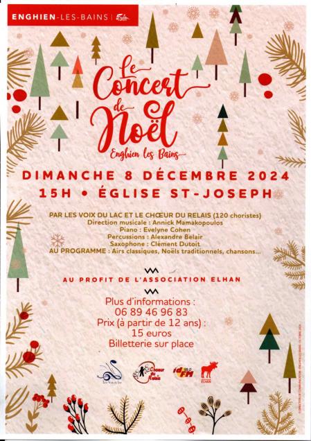 Affiche concert noel 2024 enghien