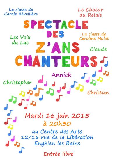 Affiche z ans chanteurs 2015