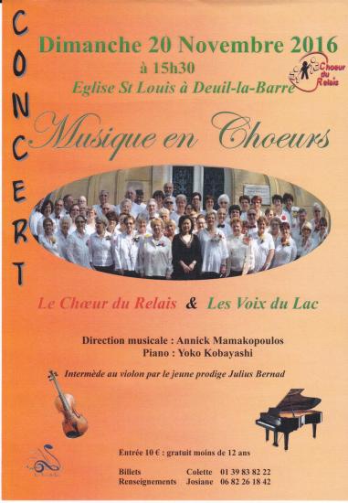 Musique en choeurs 2016